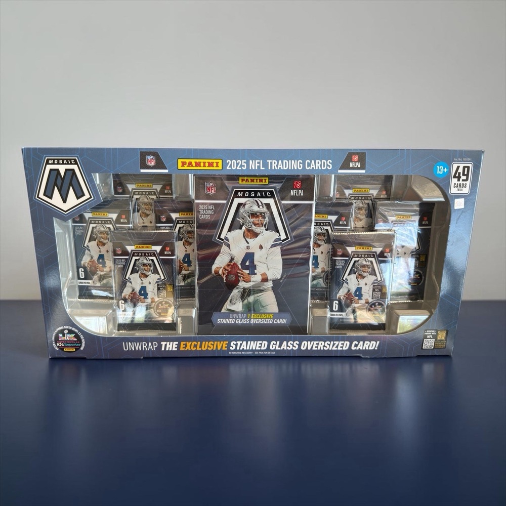 2025 Panini NFL Mosaic Football Sports Trading Cards Costco Exclusive NEW